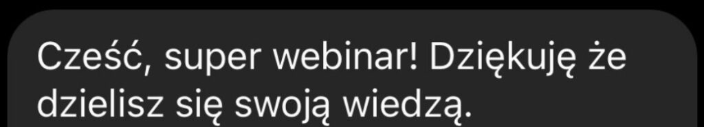 opinia webinar-Rozwój dziecka w pigułce