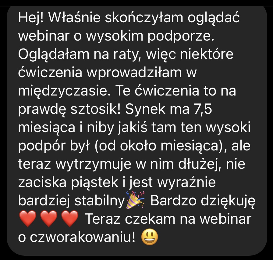 opinia kurs wysoki podpor