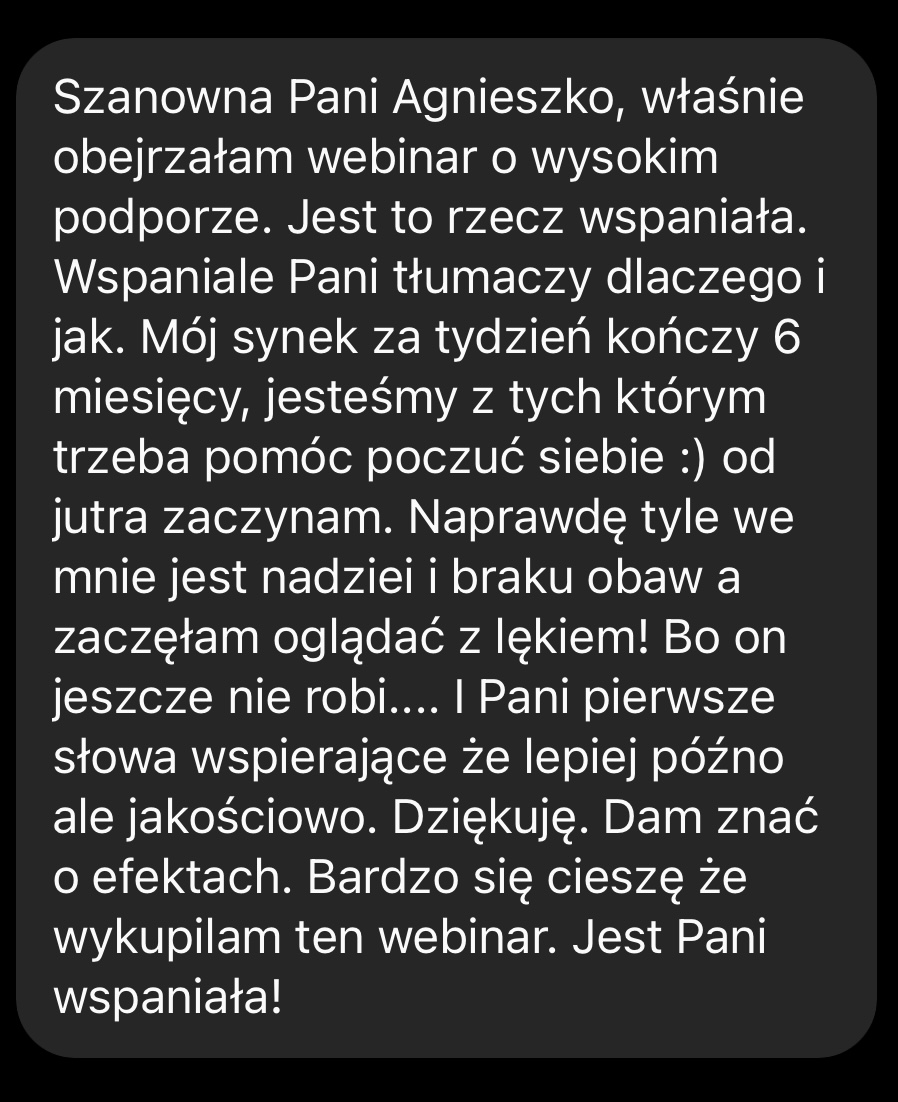opinia kurs wysoki podpor